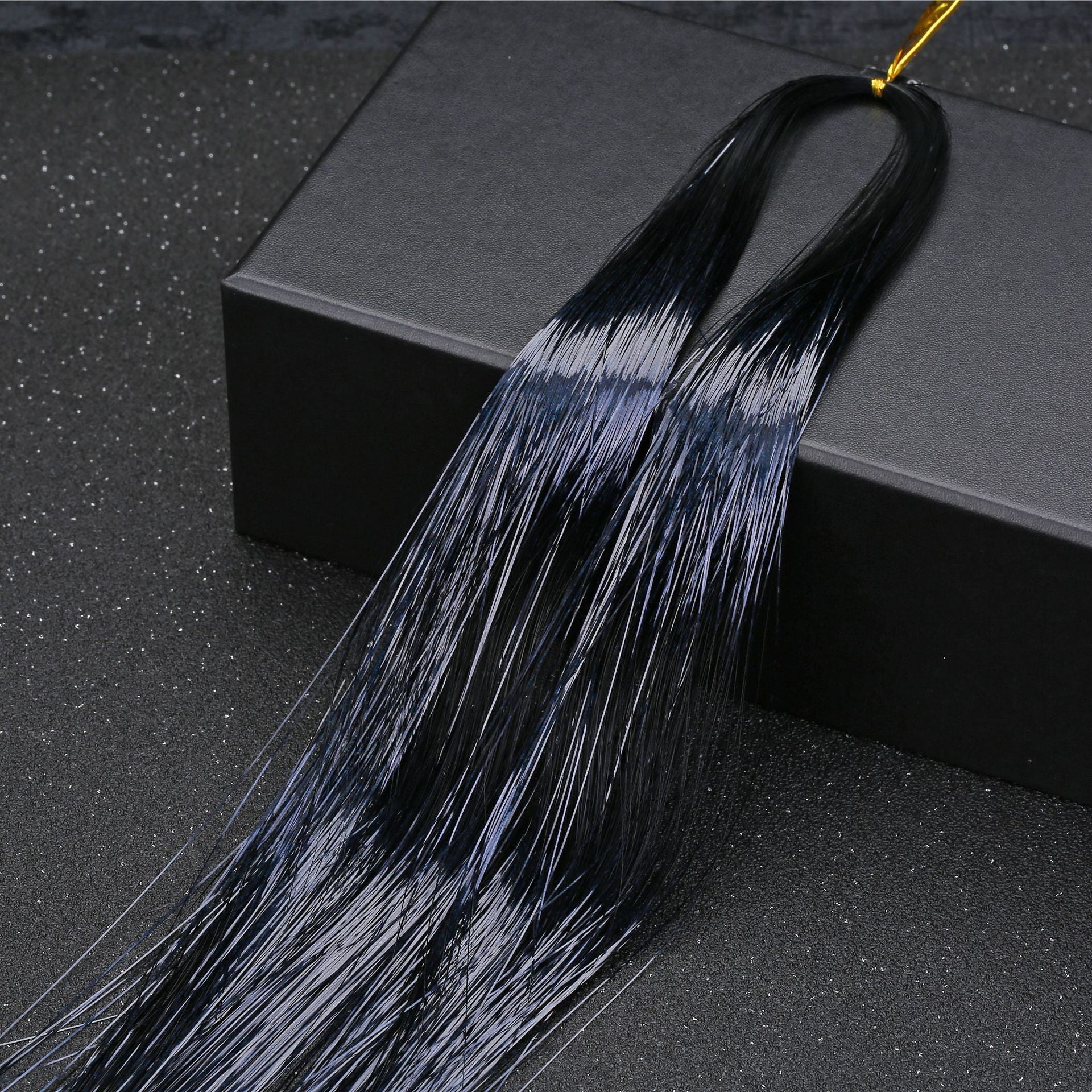 SYNTHETIC HAIR TINSEL SPARKLE HOLOGRAPHIC HAIR HIGHLIGHT