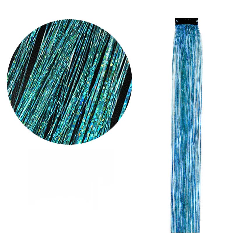 CLIP IN HAIR EXTENSIONS LONG SYNTHETIC COLORED HIGHLIGHTS