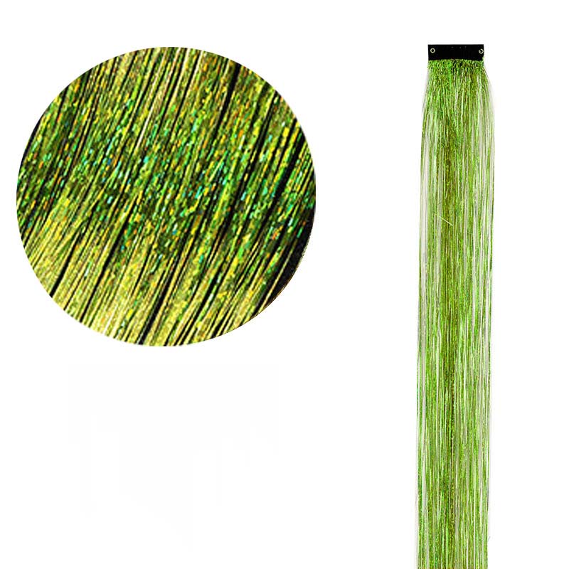 CLIP IN HAIR EXTENSIONS LONG SYNTHETIC COLORED HIGHLIGHTS