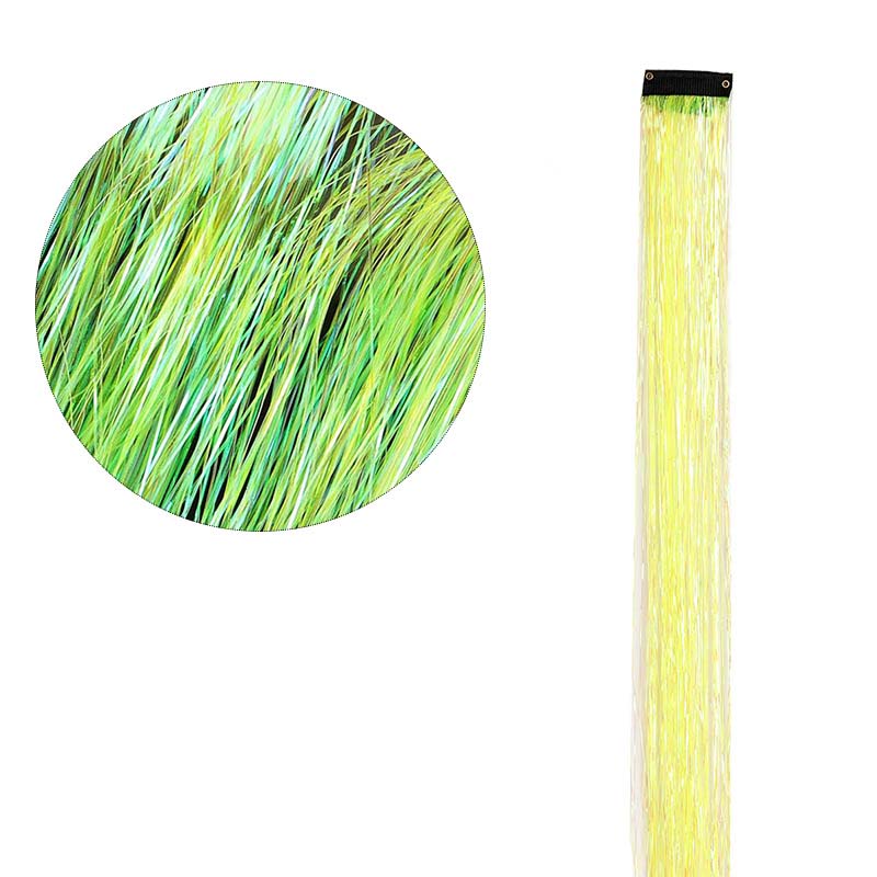 CLIP IN HAIR EXTENSIONS LONG SYNTHETIC COLORED HIGHLIGHTS