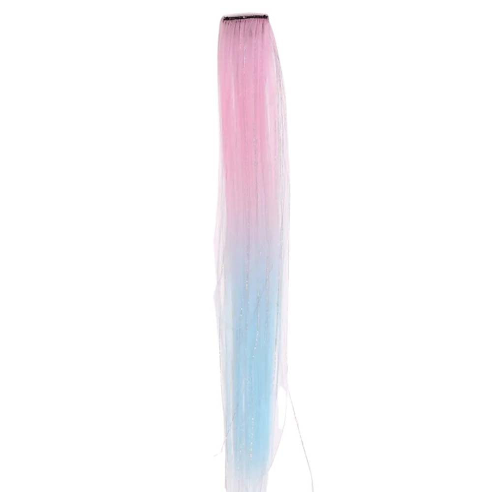 40CM TINSEL CLIP IN HAIR EXTENSIONS HAIR HIGHLIGHTS