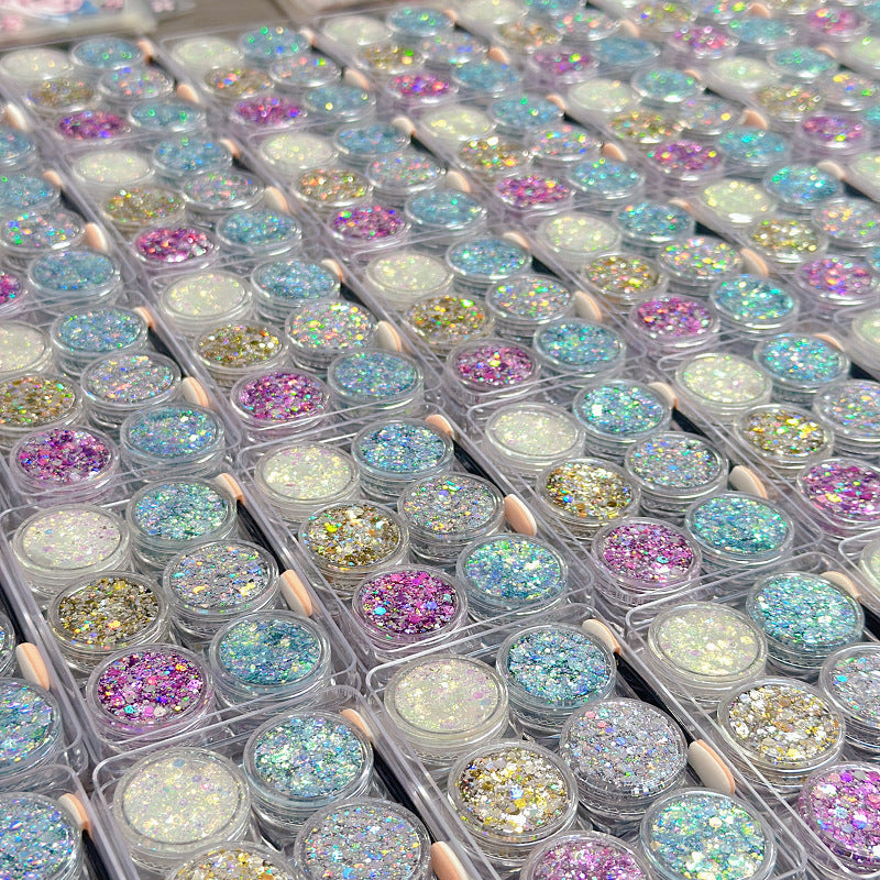 BIODEGRADABLE FACE & BODY HAIR GLITTER