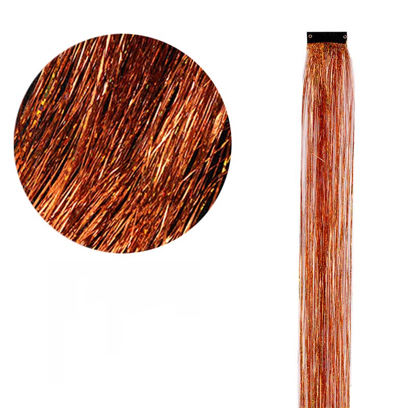CLIP IN HAIR EXTENSIONS LONG SYNTHETIC COLORED HIGHLIGHTS