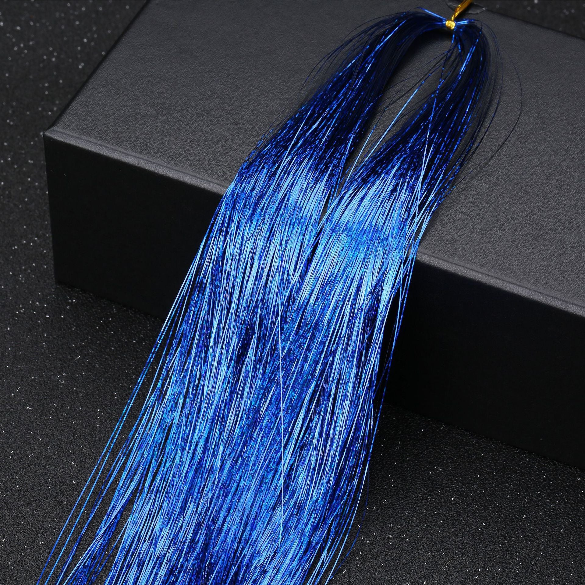 SYNTHETIC HAIR TINSEL SPARKLE HOLOGRAPHIC HAIR HIGHLIGHT