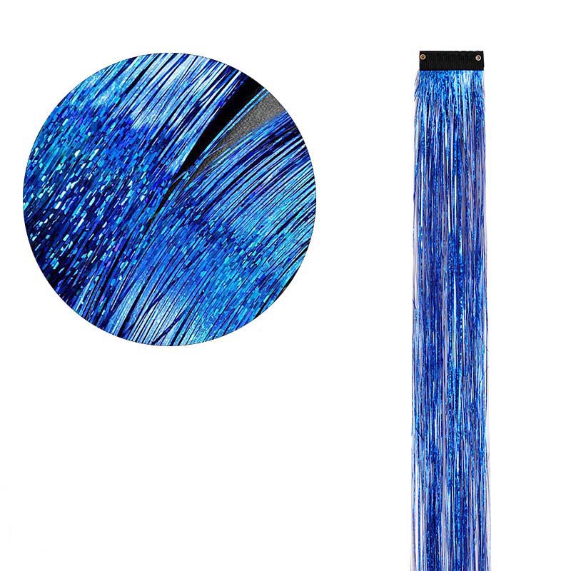 CLIP IN HAIR EXTENSIONS LONG SYNTHETIC COLORED HIGHLIGHTS