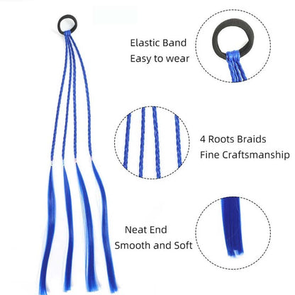 50CM CRAZY HAIR DAY COLORED BRAIDS HAIR EXTENSIONS