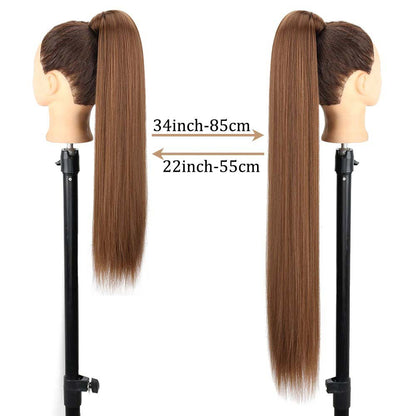 SYNTHETIC STRAIGHT PONYTAIL HAIR EXTENSION
