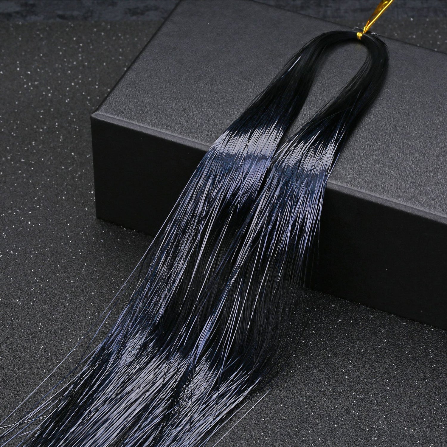 SYNTHETIC HAIR TINSEL SPARKLE HOLOGRAPHIC HAIR HIGHLIGHT