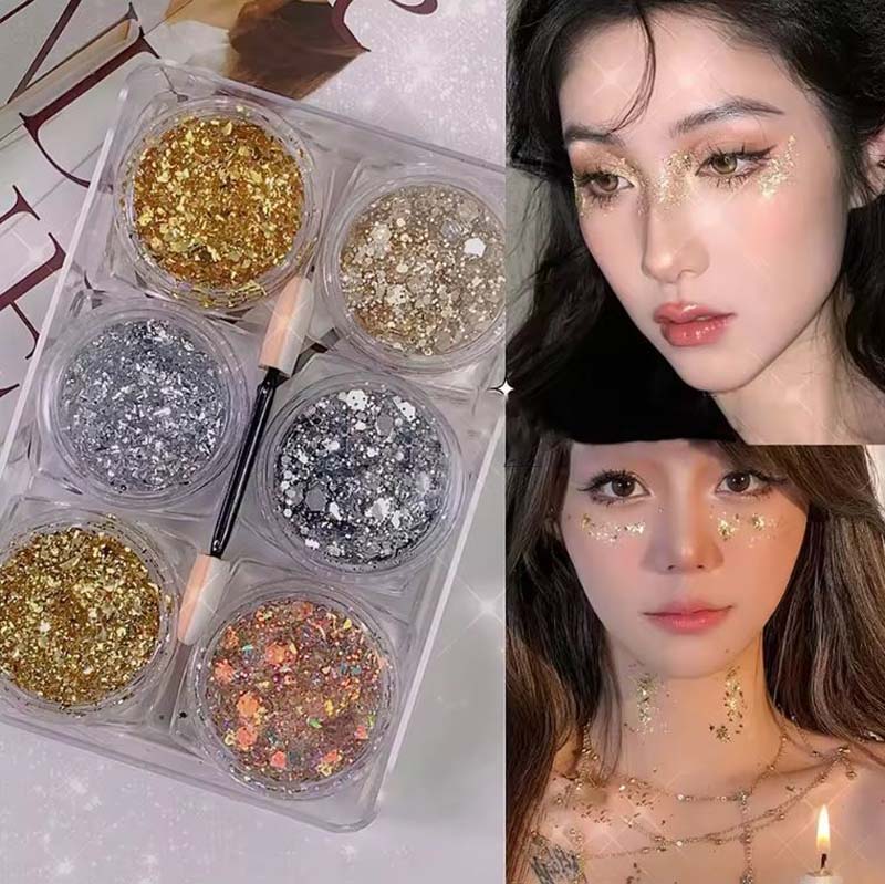 BIODEGRADABLE FACE &amp; BODY HAIR GLITTER