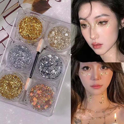 BIODEGRADABLE FACE &amp; BODY HAIR GLITTER