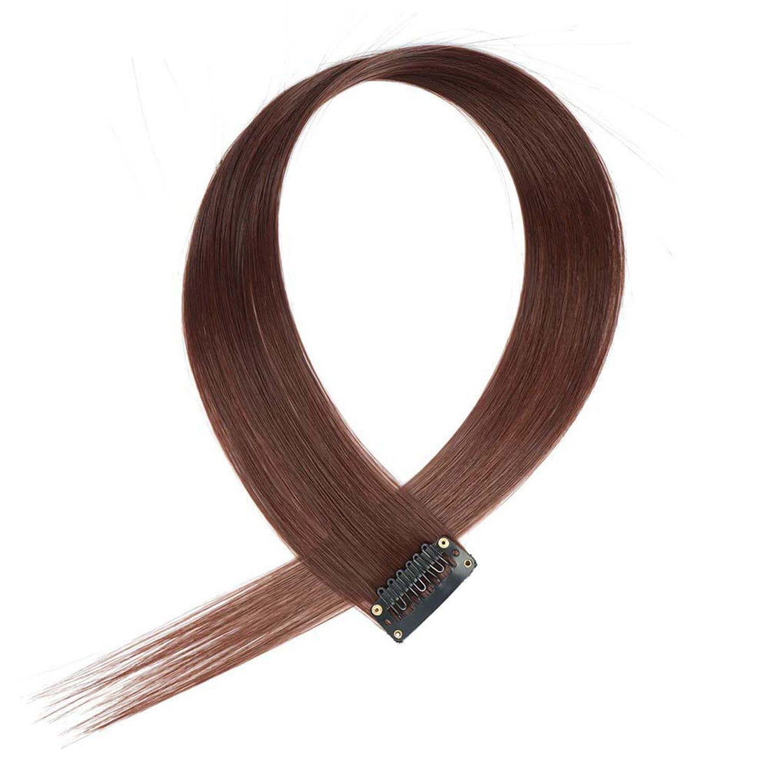 BROWN CLIP IN HAIR EXTENSIONS HAIR HIGHLIGHTS