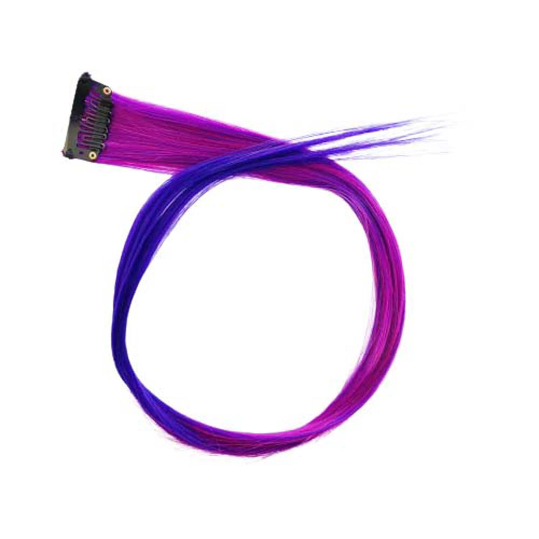 ROSE &amp; PURPLE CLIP IN HAIR EXTENSIONS HAIR HIGHLIGHTS