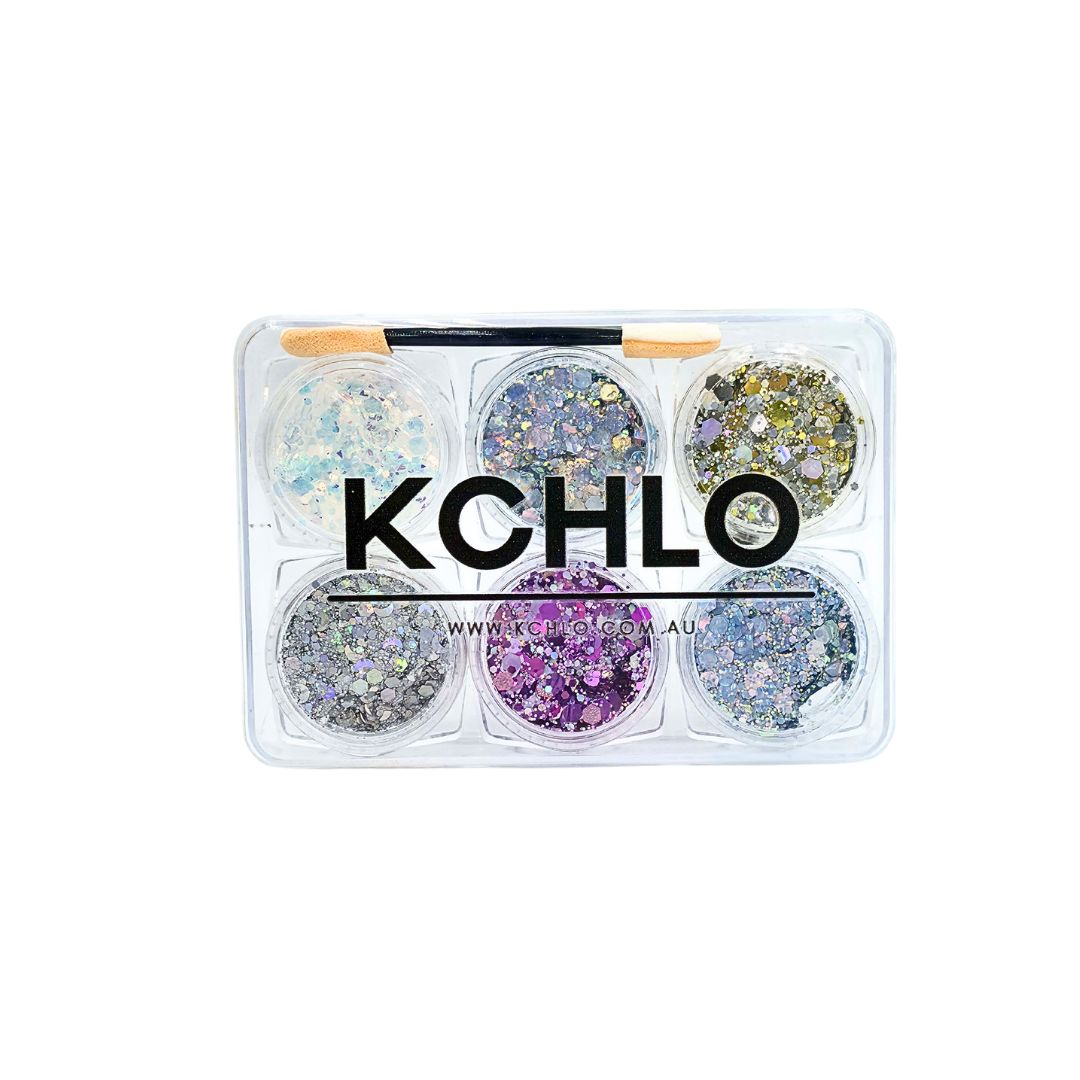 GOLDEN HORIZON HAIR, FACE &amp; BODY GLITTER GEL 6 COLORS