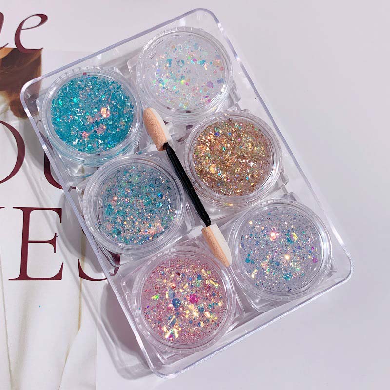 CELESTIAL SPARKLE HAIR, FACE &amp; BODY GLITTER GEL 6 COLORS