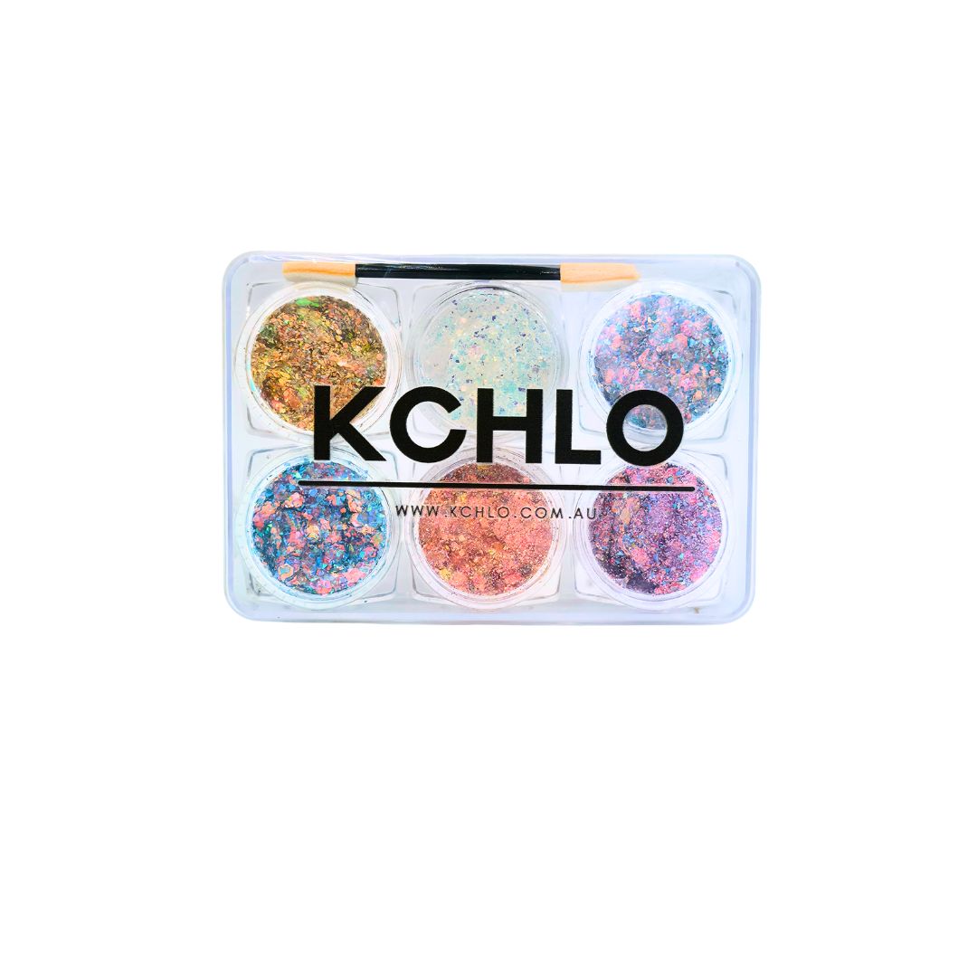 CELESTIAL SPARKLE HAIR, FACE &amp; BODY GLITTER GEL 6 COLORS