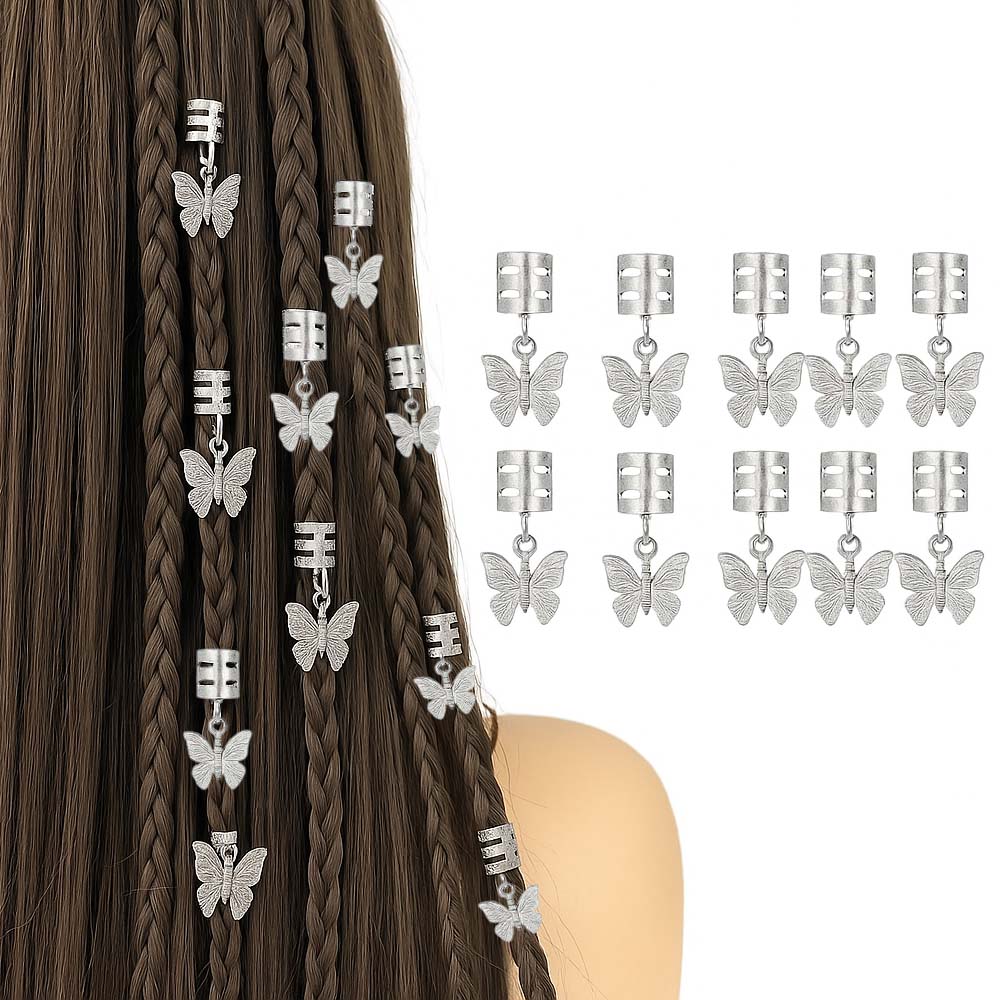 BOHO BRAID CUFFS BRAID RINGS HAIR ACCESSORY