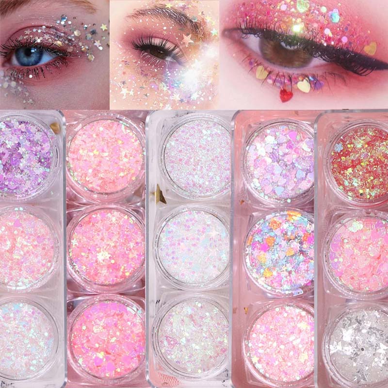 BIODEGRADABLE FACE &amp; BODY HAIR GLITTER