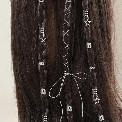 BOHO BRAID CUFFS BRAID RINGS HAIR ACCESSORY