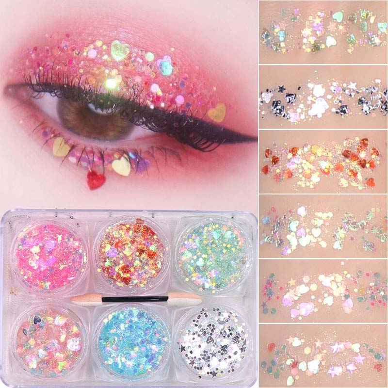 BIODEGRADABLE FACE &amp; BODY HAIR GLITTER