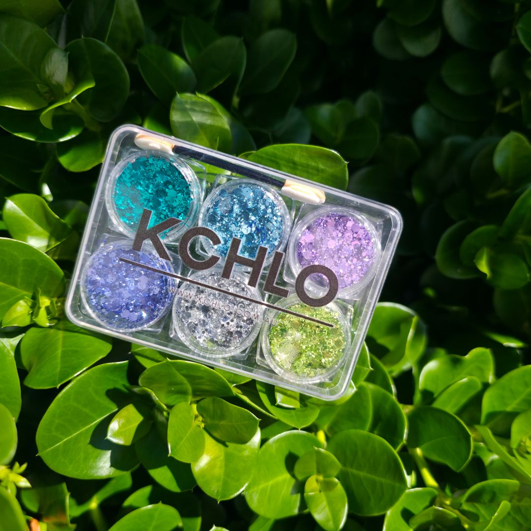 MINT MAMBO HAIR, FACE &amp; BODY GLITTER GEL 6 COLORS