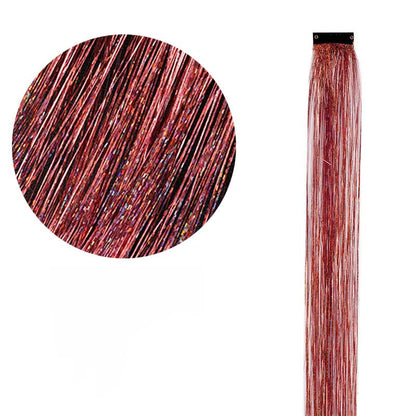 CLIP IN HAIR EXTENSIONS LONG SYNTHETIC COLORED HIGHLIGHTS