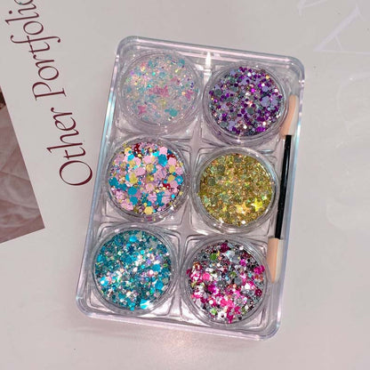BIODEGRADABLE FACE &amp; BODY HAIR GLITTER