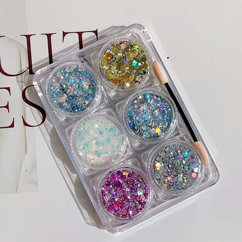 GOLDEN HORIZON HAIR, FACE &amp; BODY GLITTER GEL 6 COLORS